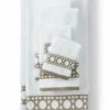 Wholesale 🛒 Premium Supima Cotton Cane Weave Jacquard Border 6-Piece Bath Towel Set Soft English Rose Cane Weave ❤️