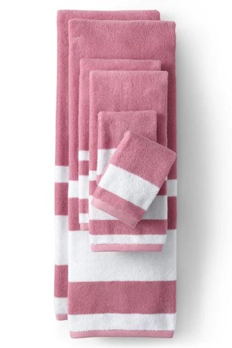 Flash Sale 🌟 Premium Supima Cotton Stripe 6-Piece Towel Set Antelope Stripe ✔️
