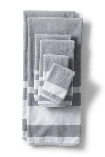 Flash Sale 🌟 Premium Supima Cotton Stripe 6-Piece Towel Set Antelope Stripe ✔️ - Image 7
