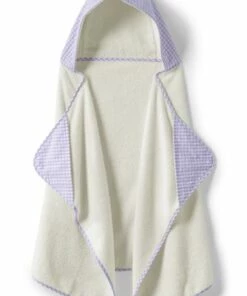 Outlet ๐ Kid's Cotton Pattern Hooded Towel Soft Tea Rose Stripe ๐