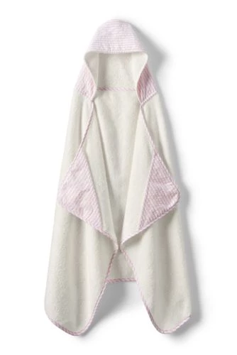 Outlet ๐ Kid's Cotton Pattern Hooded Towel Soft Tea Rose Stripe ๐ - Image 7