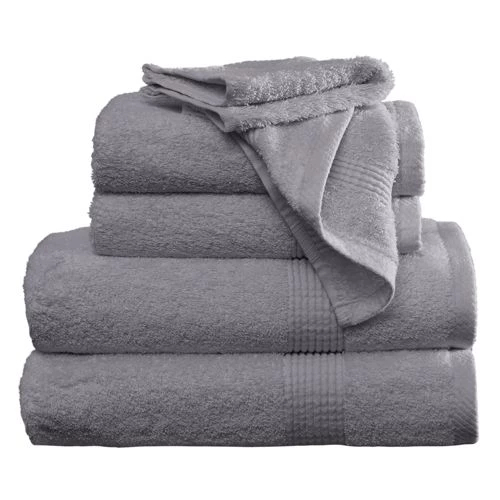 Best Sale ๐งจ Truly Calm Antimicrobial Cotton Bath Towel 6 Piece Set White ๐ - Image 7