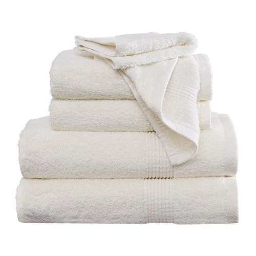 Best Sale ๐งจ Truly Calm Antimicrobial Cotton Bath Towel 6 Piece Set White ๐ - Image 8
