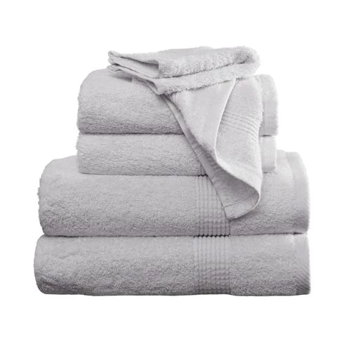 Best Sale ๐งจ Truly Calm Antimicrobial Cotton Bath Towel 6 Piece Set White ๐ - Image 10