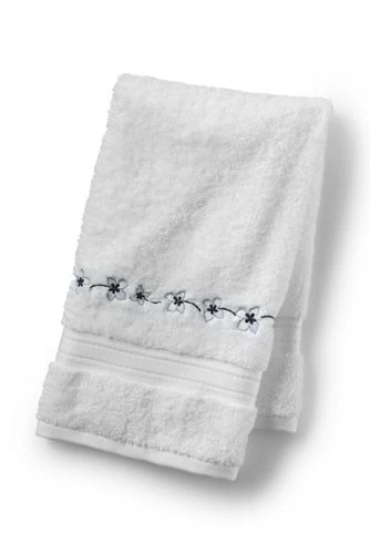 Cheapest ๐คฉ Draper James x Lands' End Embroidered Supima Hand Towel Love Birds โค๏ธ