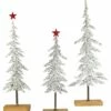 Deals 🎁 Kalalou Metal 🎅 Christmas Trees with Wood Base ✔️