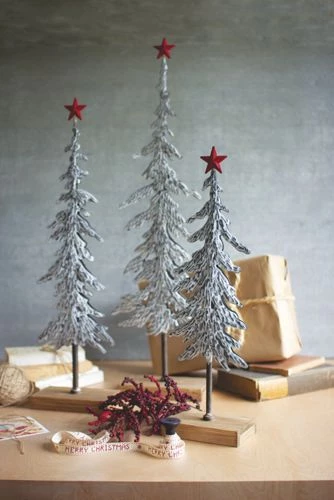 Deals ๐ Kalalou Metal ๐
Christmas Trees with Wood Base โ๏ธ - Image 2