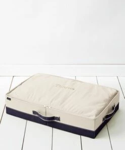 Discount 😍 Canvas Under Bed Storage Bag Natural/Khaki Pebble 😍