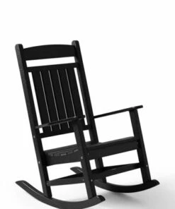 Promo 😉 All-Weather Recycled Classic Patio Rocker White 🌟