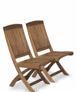 Cheapest π― Teak Folding Side Patio Chair (Set of 2) π