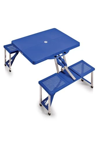 Outlet 👍 Picnic Time Portable Folding Picnic Table With Seats Royal Blue 🥰 - Image 5