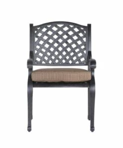Top 10 😍 GatherCraft Castle Rock Outdoor Patio Dining Chair with Cushion 🔔