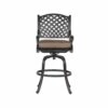 Coupon 🔔 GatherCraft Castle Rock Outdoor Patio Bar Chair with Cushion 🌟