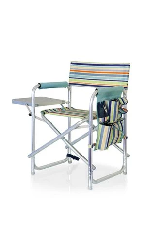 Brand new 👏 Picnic Time Stripe Sports Chair Brown/Beige/Red 👏