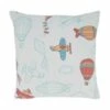 Best Sale 😉 Saro Lifestyle Airplanes and Balloons Print Decorative Throw Pillow 🧨