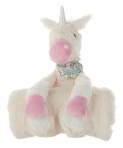 Best reviews of 💯 Mina Victory Plushlines Unicorn Stuffed Animal with Blanket 🌟