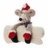 Best reviews of 🌟 Mina Victory Plushlines 🎅 Christmas Mouse Stuffed Animal with Blanket 😉