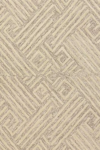 Brand new 💯 Feizy Rugs Modern Geometric Design Wool Area Rug Ivory/Natural 🌟 - Image 3