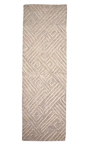 Brand new 💯 Feizy Rugs Modern Geometric Design Wool Area Rug Ivory/Natural 🌟 - Image 4