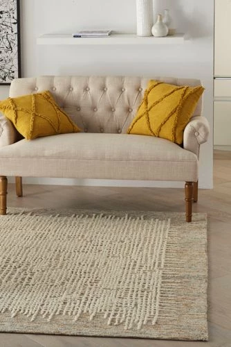 Cheap 🌟 Nourison Vail Border Wool Area Rug Ivory Multi ✨ - Image 3