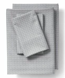 Budget 🎁 400 Thread Count Premium Supima Cotton No Iron Sateen Bed Sheet Set Ivory/Rose Geo Paisley 👍