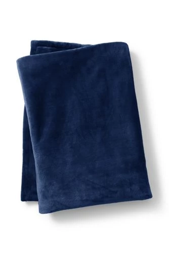Coupon ๐งจ Cozy Plush Fleece Throw Blanket Deep Sea Navy ๐ - Image 6